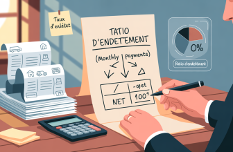 CALCUL DU TAUX D’ENDETTEMENT POUR UN REGROUPEMENT DE PRêTS