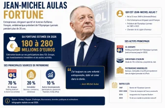 D&rsquo;où vient la fortune de Jean Michel Aulas ? Zoom Patrimoine