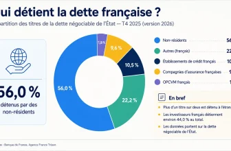 Qui détient la dette française​ ? Faut il s&rsquo;en inquiéter ?
