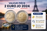 Valeur pièce 2 euro JO 2024 Paris : Infos et rareté